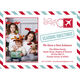 Red Holiday Letter Photo Moving Announcements Image 3 of 3
